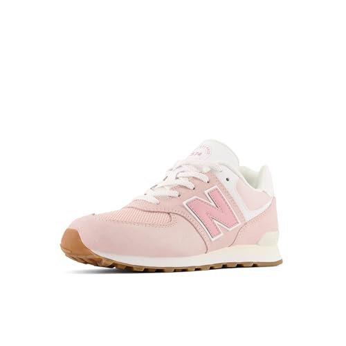 New Balance Jungen 574 Sneaker, Crystal Pink, 37.5 EU von New Balance