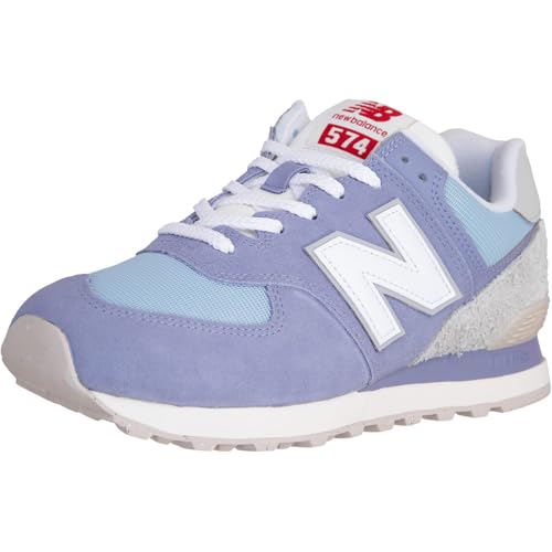 New Balance 574 Sneaker Trainer Schuhe (Violet, EU Schuhgrößensystem, Erwachsene, Numerisch, M, 45) von New Balance