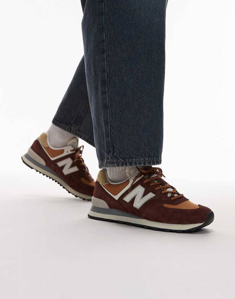 New Balance - 574 - Sneaker in Orange von New Balance