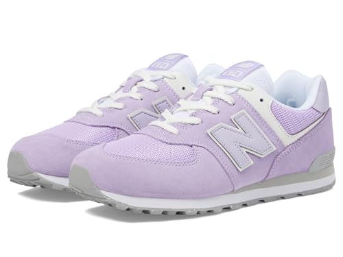 New Balance 574 V1 Essentials Comfort Lace-up Sneaker, Lilac Glo/Bright Lavender, 38 EU von New Balance