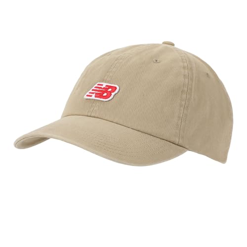 New Balance 6 Panel NB Patch Logo Hat - Sea Salt SOT - Steinware One Size, SOT - STONEWARE, One size von New Balance