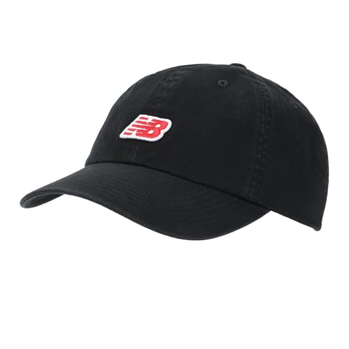 New Balance 6 Panel NB Patch Logo Hat - Stoneware BK - Black One Size, BK - BLACK, One size von New Balance