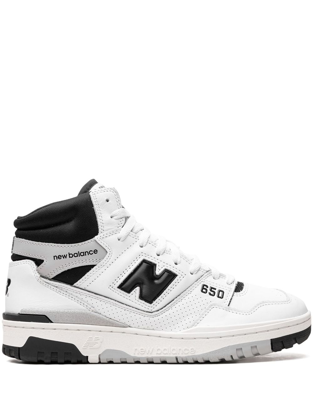 New Balance 650 White Black High-Top-Sneakers - Weiß von New Balance