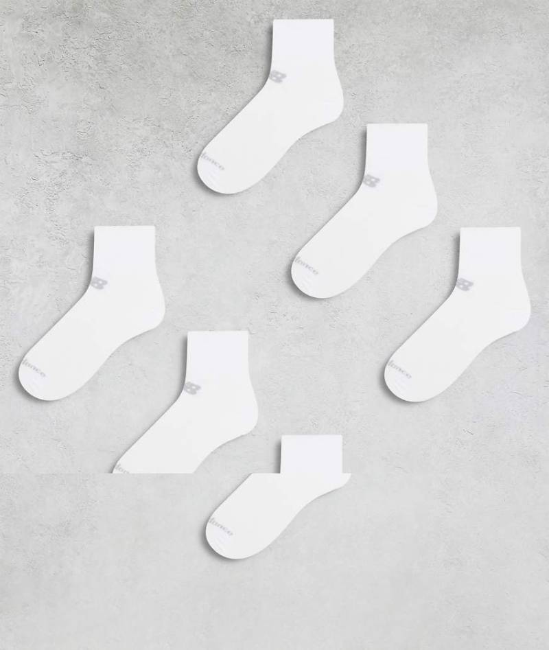 New Balance - 6er-Pack knöchelhohe Sportsocken in Weiß New Balance - 6er-Pack knöchelhohe Sportsocken in Weiß von New Balance