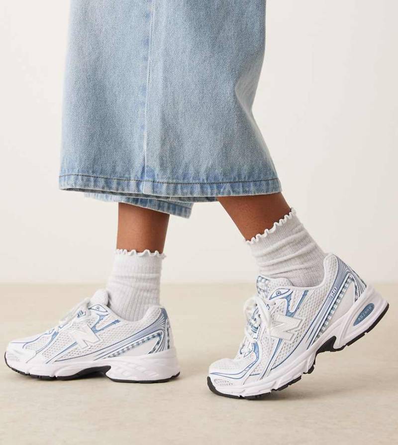 New Balance - 740 - Sneaker mit blauem Vichy-Karo - Exklusiv bei ASOS von New Balance