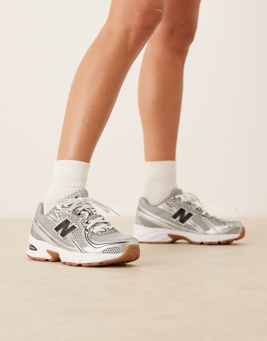 New Balance - 740 - Unisex-Sneaker in Silber und Schwarz von New Balance