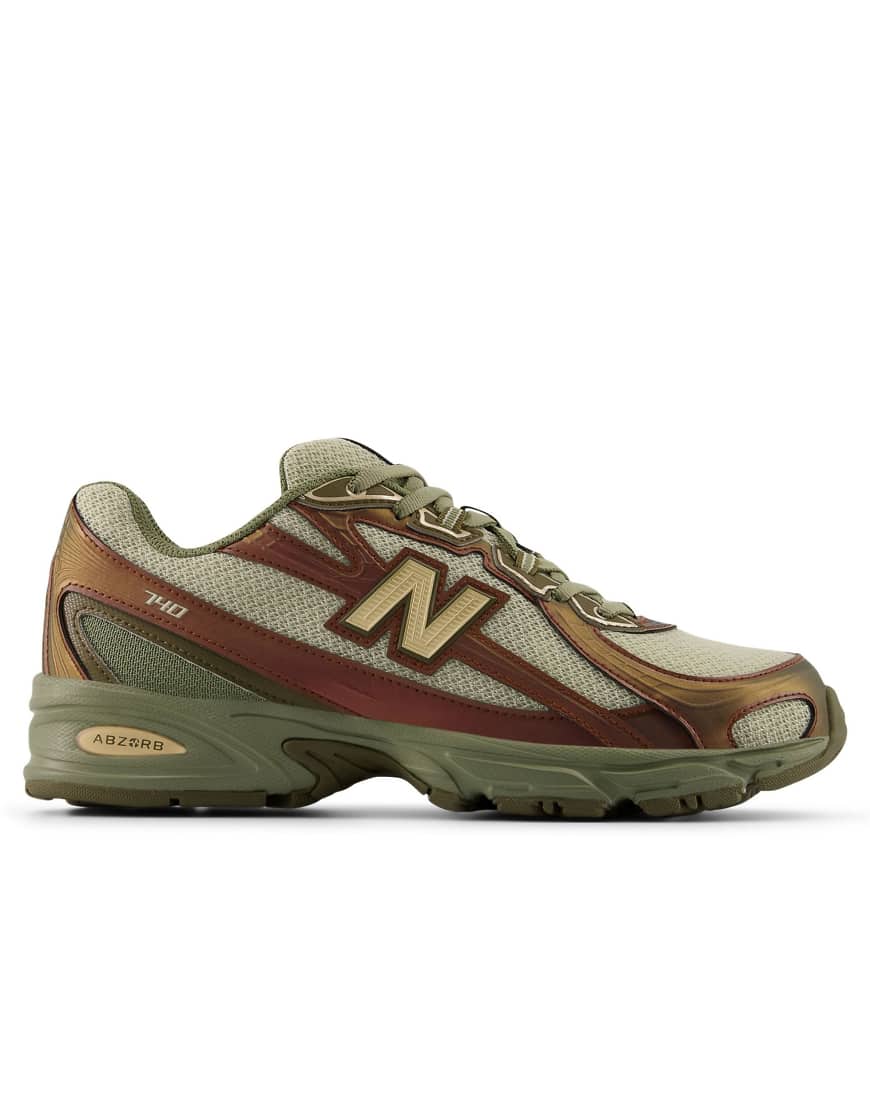 New Balance - 740 - in Braun-Brown von New Balance