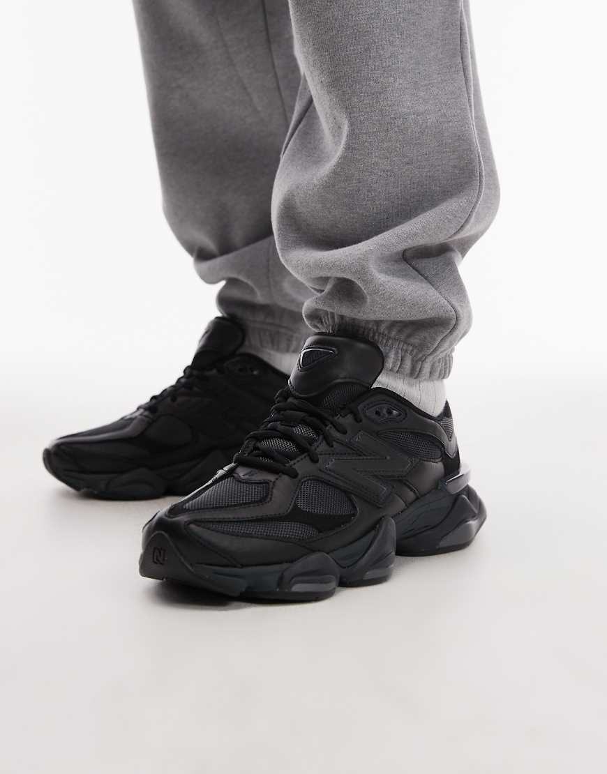 New Balance - 9060 - Unisex-Sneaker in Triple-Schwarz von New Balance