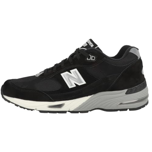 New Balance 991 Grün Sneaker, schwarz/silberfarben, 47.5 EU von New Balance