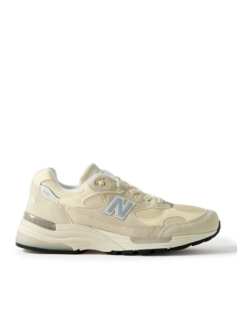 New Balance - 992 Suede, Leather and Mesh Sneakers - Men - Neutrals - UK 6 von New Balance