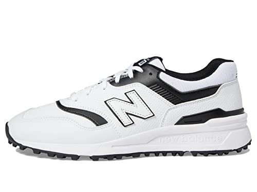 New Balance Herren 997 Sl Golfschuh, Weiss/opulenter Garten, 44 EU von New Balance