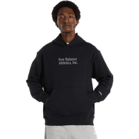 New Balance Athletics Classics Hoodie Herren Kapuzenpullover - Schwarz - Größe XS - Baumwoll-Jersey von New Balance