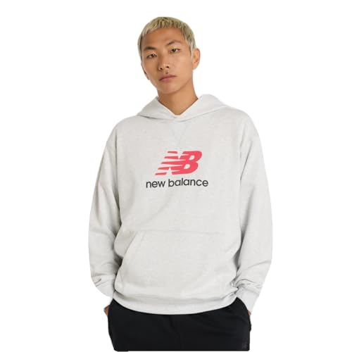 New Balance Athletics French Terry Logo Hoodie - Dark JUNIPERtg. X-Large DKJ - Dark Juniper X-Large, Ahh - Ash Heather, L/XL von New Balance