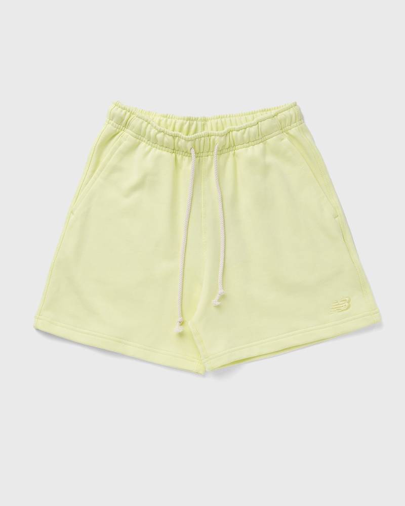 New Balance Athletics French Terry Short women Sport & Team Shorts yellow in Größe:XS von New Balance
