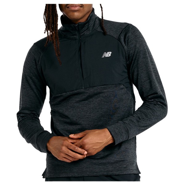 New Balance - Athletics Heat Grid 1/2 Zip - Sweat- & Trainingsjacke Gr XL schwarz von New Balance