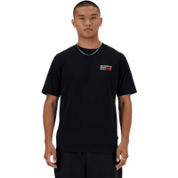 New Balance Athletics Herren T-Shirts - Schwarz - Größe XS - Baumwoll-Jersey von New Balance