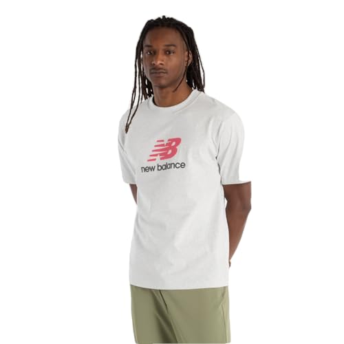 New Balance Athletics Logo T-Shirt - Ash HEATHERtg. Large Ahh - Ash Heather Large, Ahh - Ash Heather, Medium von New Balance