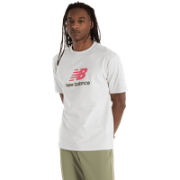 New Balance Athletics Logo T-shirt Herren T-Shirts - Grau - Größe XXL - Baumwoll-Jersey von New Balance