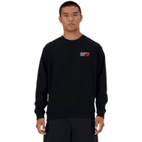 New Balance Athletics Premium Logo Crew Herren Sweatshirts - Schwarz - Größe M - Baumwoll-Jersey von New Balance