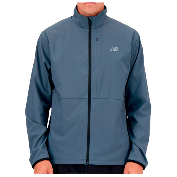 New Balance - Athletics Stretch Woven Jacket - Sweat- & Trainingsjacke Gr L;M;S;XL;XXL blau von New Balance