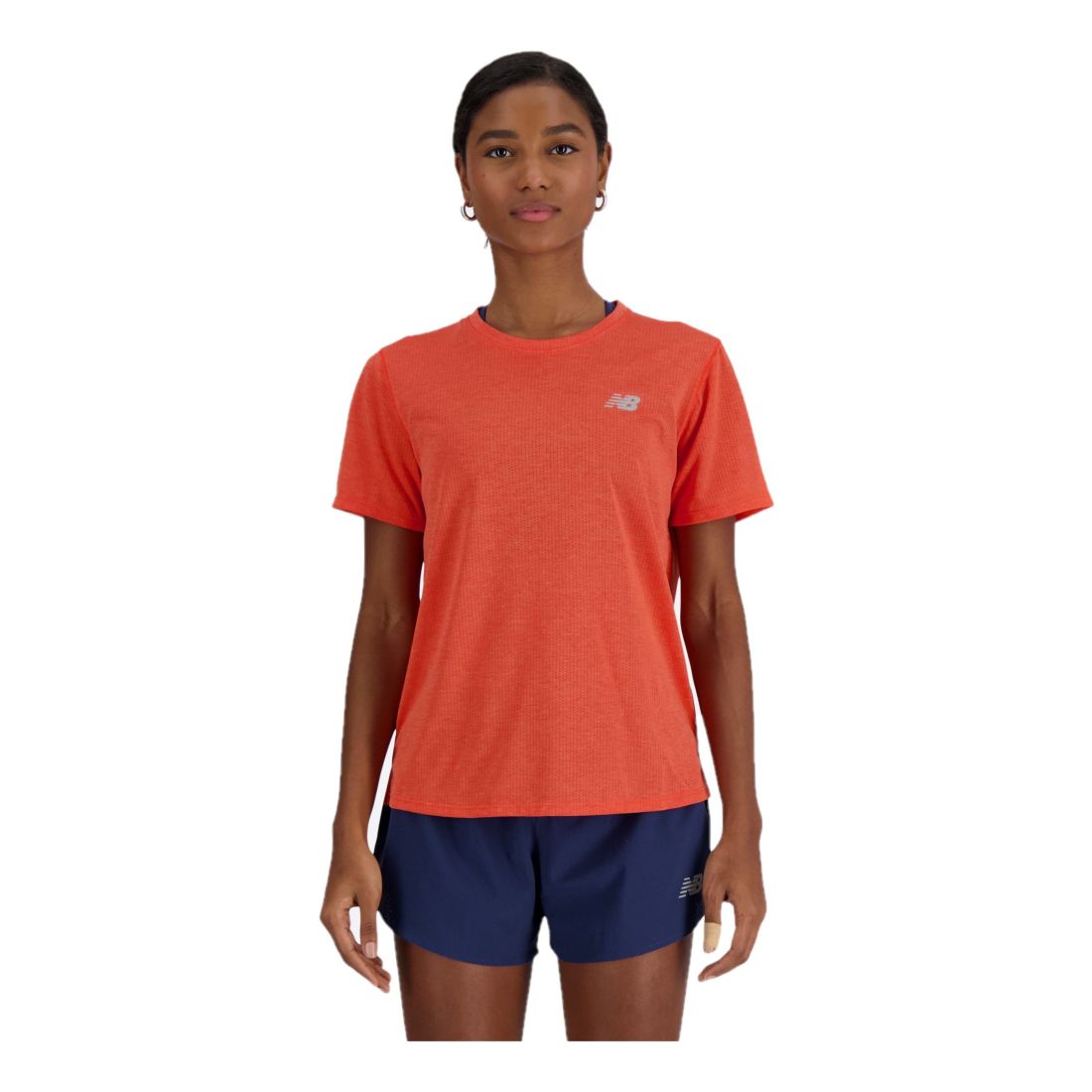 New Balance Athletics T-Shirt Damen neon flame Gr. S von New Balance