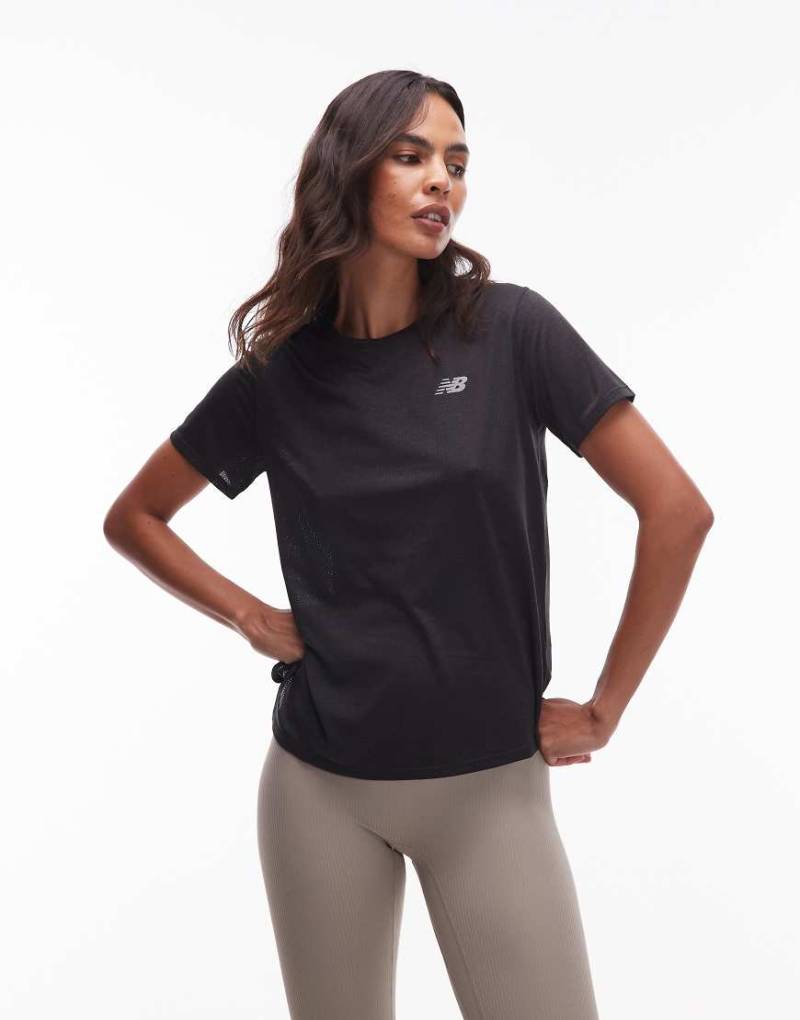 New Balance - Athletics - T-Shirt in Heideschwarz von New Balance