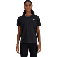 New Balance Athletics T-shirt Damen T-Shirts - Schwarz - Größe XL - Poly Jersey von New Balance