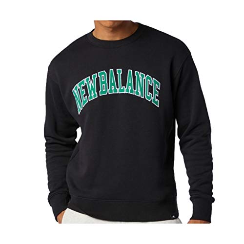 New Balance Athletics Varsity Pack Crew Sweatshirt Herren schwarz, S von New Balance