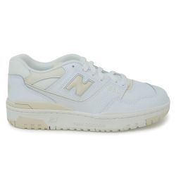 New Balance Bbw550bk Weiße Leder Sneakers Hw23 von New Balance