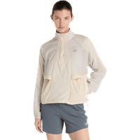 New Balance Better Run Water Resistant Jacket Damen Jacken - Beige - Größe L - Nylon von New Balance