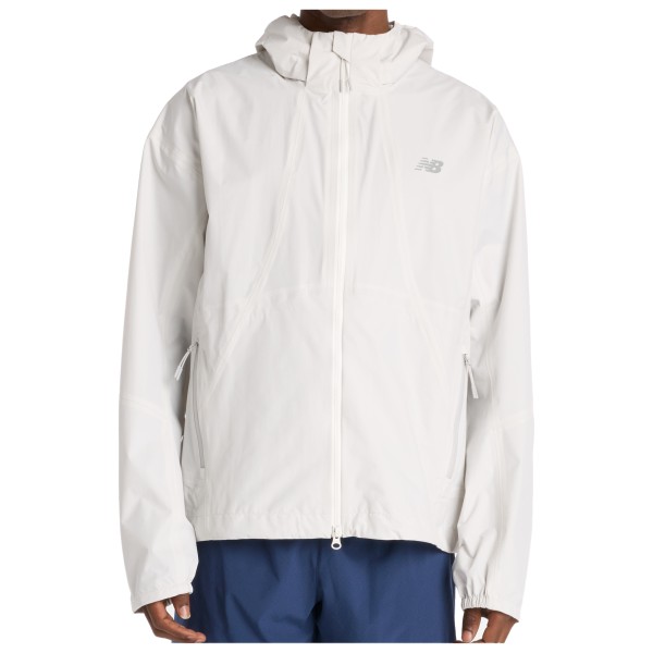 New Balance - Better Run Waterproof Jacket - Laufjacke Gr XL weiß von New Balance