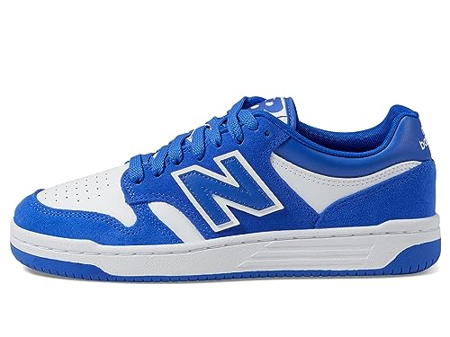 New Balance Boy's 480 V1 Lace-Up Sneaker, Marine Blue/White, 7 Big Kid von NEW BALANCE