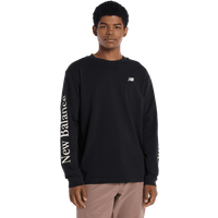 New Balance Classic Herren T-Shirts - Schwarz - Größe M - Baumwoll-Jersey von New Balance