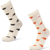 New Balance Crew 2 Pack Unisex Socken - Orange - Größe 39-42 - Baumwolle New Balance Crew 2 Pack Unisex Socken - Orange - Größe 39-42 - Baumwolle von New Balance