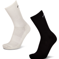 New Balance Crew 2 Pack Unisex Socken - Weiß - Größe 39-42 - Baumwolle von New Balance
