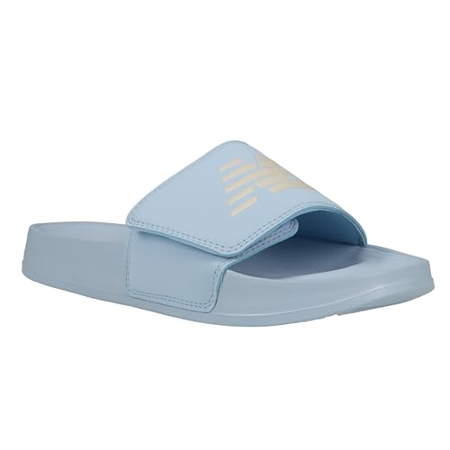 New Balance Damen 200 Adjustable Schiebe-Sandalen, Lt. Chrome Blue/Team Crea, 37.5 EU Weit von New Balance