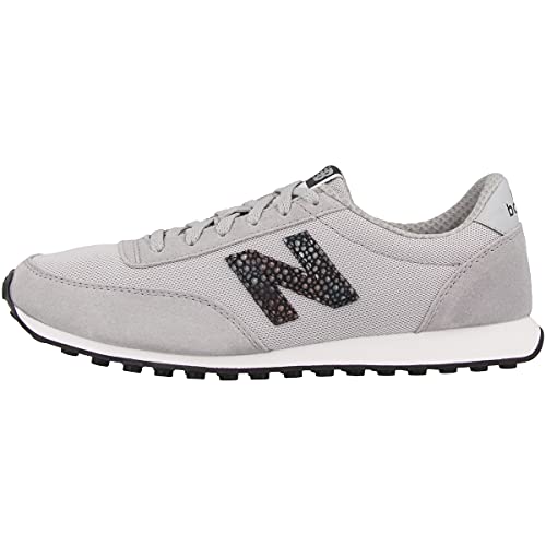 New Balance Damen 410 Sneaker, Silber (Silver Mink/Black Blue), 36 EU von New Balance