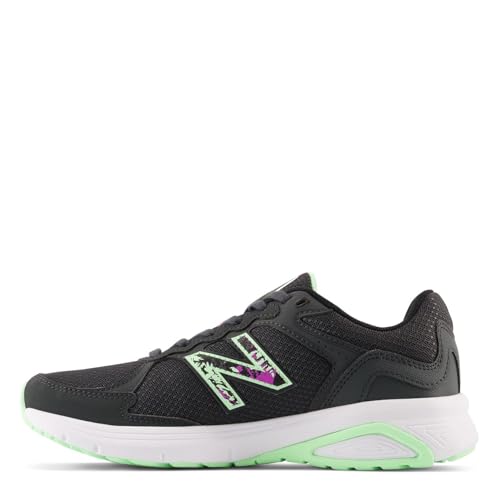 New Balance Damen 460 V3 Laufschuh, Blacktop/Green Aura/Lilac Rose, 38 EU von New Balance