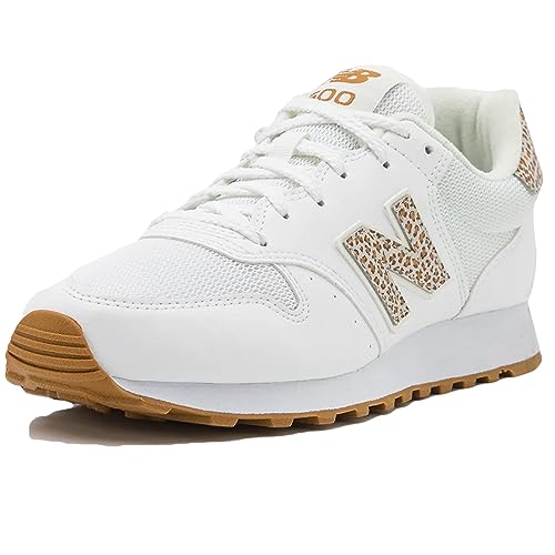 New Balance Damen 500 Sneaker, weiß, 40.5 EU von New Balance