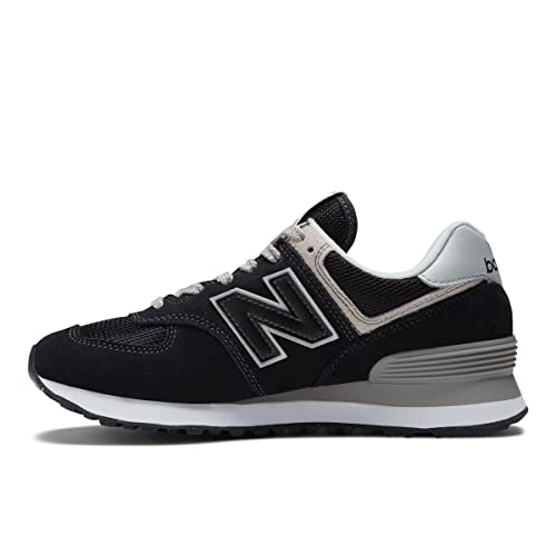 New Balance Damen 574 Sneaker, Schwarz, 37.5 EU Weit von New Balance