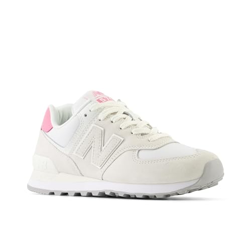 New Balance Damen 574 V2 Evolved Sneaker, Meersalz/Real Pink, 38 EU von New Balance