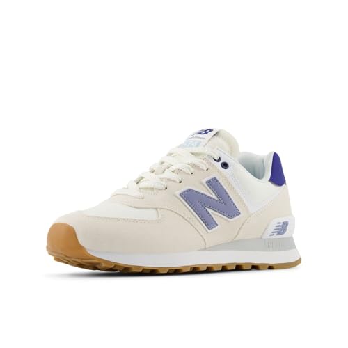 New Balance Damen 574 V2 Spring Sneaker, Leinen/Indigo, 40 EU von New Balance