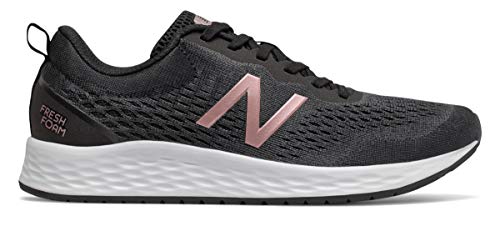 New Balance Damen Fresh Foam Arishi V3 Straßen-Laufschuh, Black White Rose Gold, 35 EU Weit von New Balance