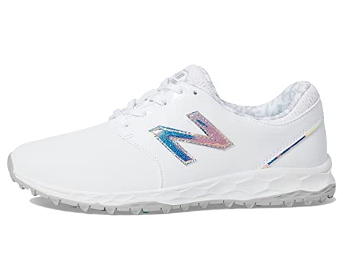 New Balance Damen Fresh Foam Breathe Golfschuh, Weiss/opulenter Garten, 38.5 EU von New Balance