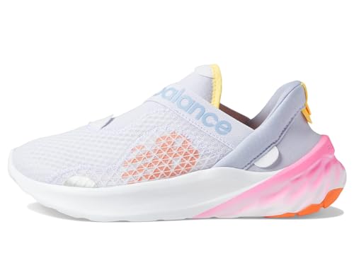 New Balance Damen Fresh Foam Roav RMX V1 Laufschuh, Grau/Lebendige Aprikose, 41.5 EU Weit von New Balance