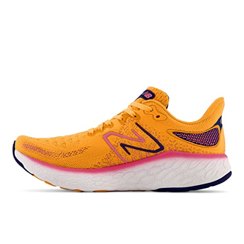 New Balance Damen Fresh Foam X 1080 V12 Laufschuh, Lebendige Aprikose/leuchtendes Rosa/Nachthimmel, 41.5 EU von New Balance