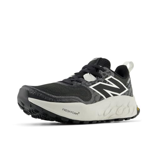 New Balance Damen Fresh Foam X Hierro V8 Trailrunning-Schuh, Schwarz/Meersalz/Grau, 9.5 Wide von New Balance