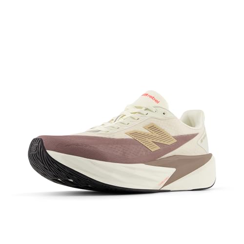 New Balance Damen FuelCell Rebel V5 Straßen-Laufschuh, Beige, 40.5 EU von New Balance