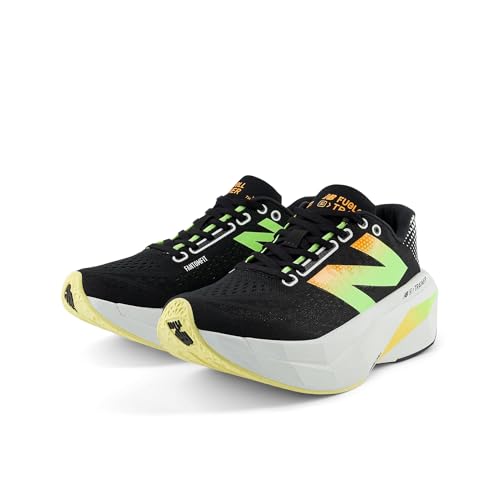 New Balance Damen FuelCell Supercomp Trainer V3 Running Shoe, Schwarz/Phantom/Bleached Lime Glo, 9 von New Balance