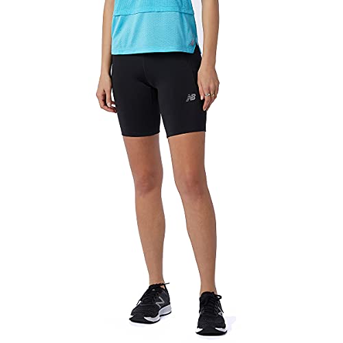 New Balance Damen Impact Run Fitted 22 Shorts, Schwarz, Mittel von New Balance